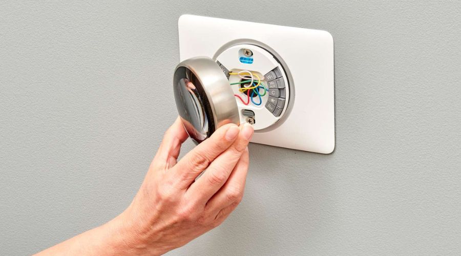 replace broken thermostat